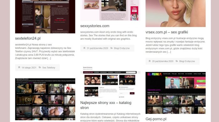 Katalogi stron porno